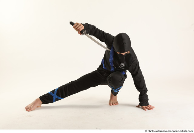 Ninja poses by Dmitry on Dribbble