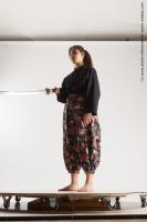 JAPANESE WOMAN IN KIMONO WITH SWORD SAORI 03C