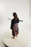 JAPANESE WOMAN IN KIMONO WITH SWORD SAORI 07A