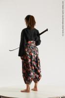 JAPANESE WOMAN IN KIMONO WITH SWORD SAORI 07B