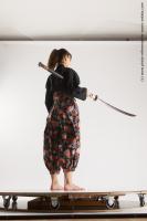 JAPANESE WOMAN IN KIMONO WITH SWORD SAORI 11C