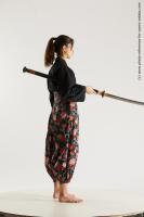 JAPANESE WOMAN IN KIMONO WITH SWORD SAORI 12B