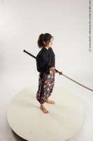 JAPANESE WOMAN IN KIMONO WITH SWORD SAORI 14A