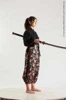JAPANESE WOMAN IN KIMONO WITH SWORD SAORI 14B