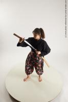 JAPANESE WOMAN IN KIMONO WITH SWORD SAORI 04A
