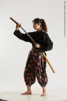 JAPANESE WOMAN IN KIMONO WITH SWORD SAORI 05B