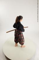 JAPANESE WOMAN IN KIMONO WITH SWORD SAORI 13A