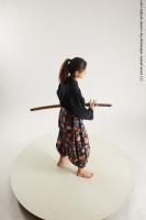 JAPANESE WOMAN IN KIMONO WITH SWORD SAORI 14A