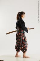 JAPANESE WOMAN IN KIMONO WITH SWORD SAORI 14B