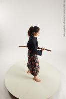 JAPANESE WOMAN IN KIMONO WITH SWORD SAORI 15A