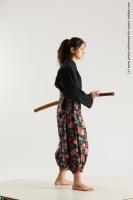 JAPANESE WOMAN IN KIMONO WITH SWORD SAORI 15B
